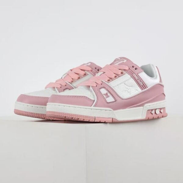 Louis Vuitton Trainer Sneaker Pink White 1AA6W5