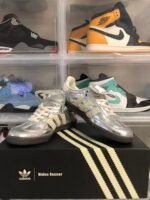 Wales Bonner x adidas Samba Metallic Silver Gum Sneakers