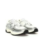 Chanel Runner Sneaker Silver White G39792 Y56368 K5451
