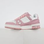 Louis Vuitton Trainer Sneaker Pink White 1AA6W5