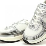 Chanel Runner Sneaker Silver White G39792 Y56368 K5451