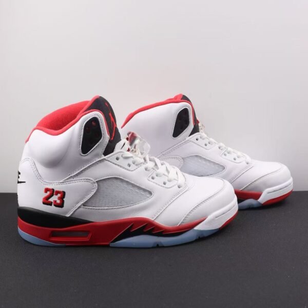 Air Jordan 5 Retro White Red HQ7978-101