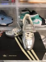 Wales Bonner x adidas Samba Metallic Silver Gum Sneakers