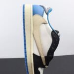Air Jordan 1 Low Travis Scott Fragment White Blue Black Shoes