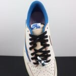 Fragment x Travis Scott x Air Jordan 1 Low OG Sail Military Blue DM7866-104