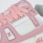 Louis Vuitton Trainer Sneaker Pink White 1AA6W5