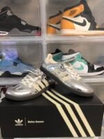 Wales Bonner x adidas Samba Metallic Silver Gum Sneakers