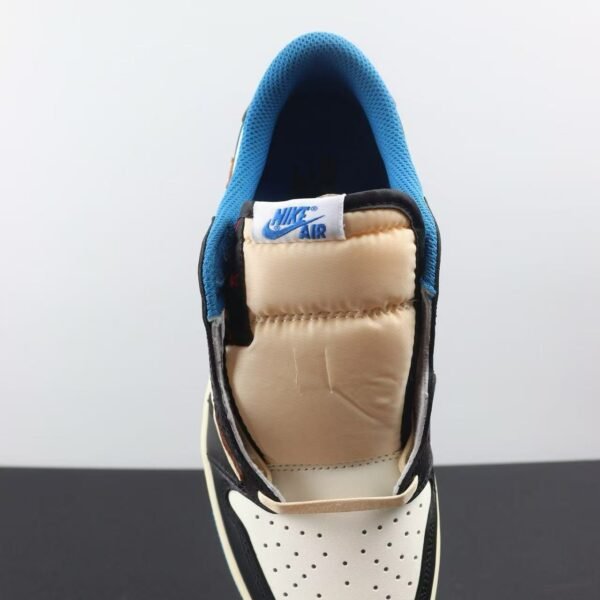 Air Jordan 1 Low Travis Scott Fragment White Blue Black Shoes