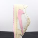 Travis Scott x Air Jordan 1 Low OG Muslin Shy Pink IQ7604-100