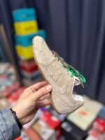 Miu Miu x New Balance 530 Tan Suede Green Lace Sneakers