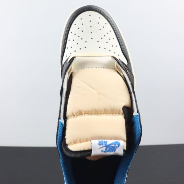 Air Jordan 1 Low Travis Scott Fragment White Blue Black Shoes