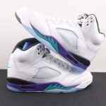Air Jordan 5 Retro White Purple HQ7978-100
