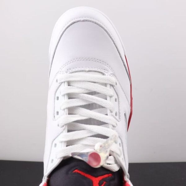 Air Jordan 5 Retro White Red HQ7978-101