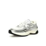 Chanel Runner Sneaker Silver White G39792 Y56368 K5451
