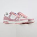 Louis Vuitton Trainer Sneaker Pink White 1AA6W5