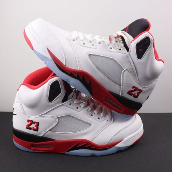 Air Jordan 5 Retro White Red HQ7978-101
