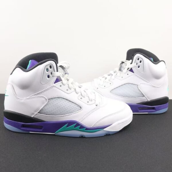 Air Jordan 5 Retro White Purple HQ7978-100