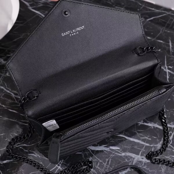 YSL Envelope Bag Black