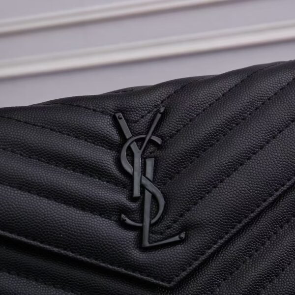 YSL Envelope Bag Black