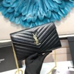 YSL Envelope Bag Black