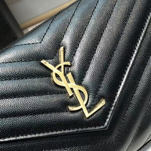 YSL Envelope Bag Black