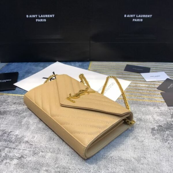 YSL Envelope Bag Khaki