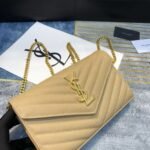 YSL Envelope Bag Khaki