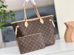 Louis Vuitton Shopping Bag Yellow Leather Pink