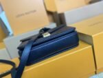 Louis Vuitton Embossed Messenger Bag Black Messenger