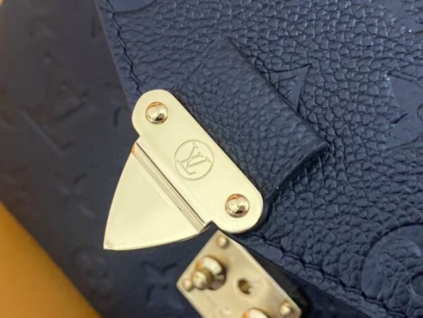 Louis Vuitton Embossed Messenger Bag Black Messenger