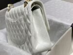 Chanel Classic Flap Bag White Gold