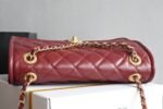 Chanel Classic Flap Bag Red Gold