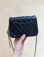 Chanel Gold Ball Bag Black Gold Ball
