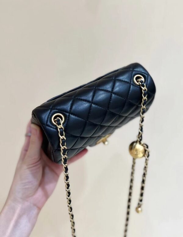 Chanel Gold Ball Bag Black Gold Ball