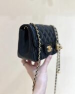 Chanel Gold Ball Bag Black Gold Ball