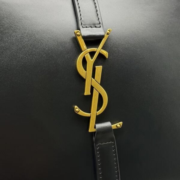 YSL Shoulder Bag Black Gold