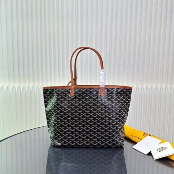 Goyard Tote Bag Black Brown