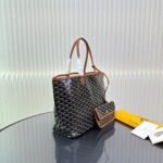 Goyard Tote Bag Black Brown