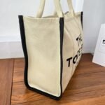 Marc Jacobs Canvas Tote Bag Black Edge Canvas Canvas