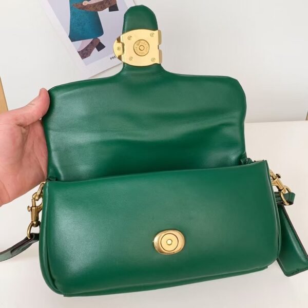 Coach Shoulder Bag Small Dark Green