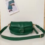 Coach Shoulder Bag Small Dark Green