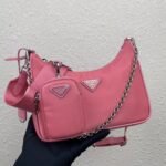 Prada 3-in-1 Crossbody Bag Rose Red