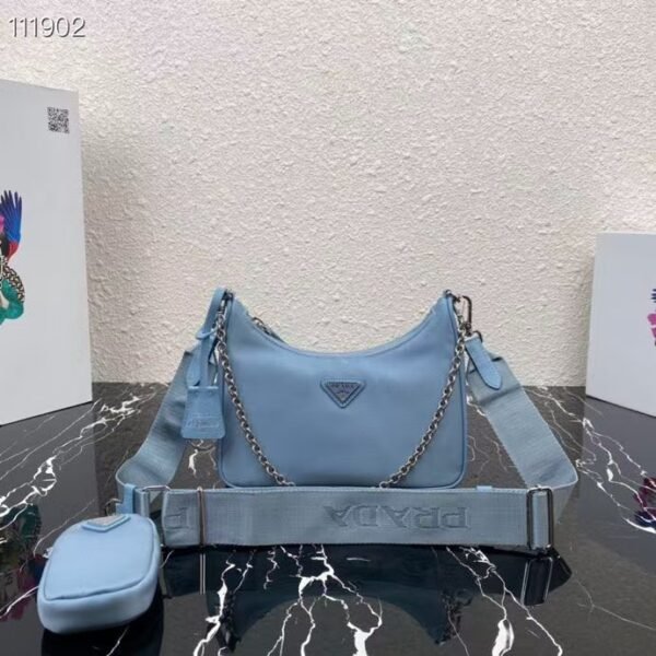 Prada 3-in-1 Crossbody Bag Light Blue