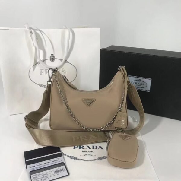 Prada 3-in-1 Crossbody Bag Khaki