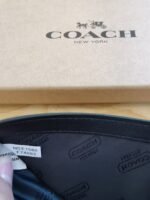 Coach Small Wallet Black Print