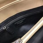 YSL Loulou Bag Milk Tea Silver Logo
