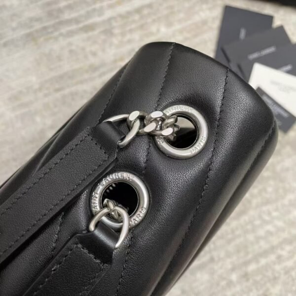 YSL Loulou Bag Black Silver