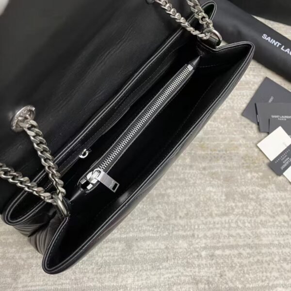 YSL Loulou Bag Black Silver
