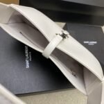 YSL Shoulder Bag White Silver