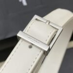 YSL Shoulder Bag White Silver